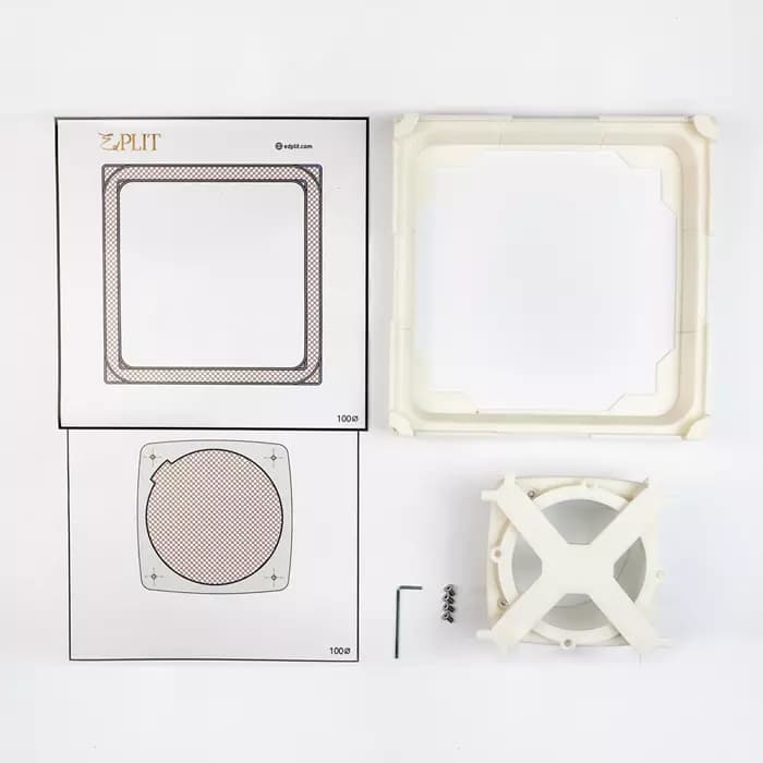 EDPLIT Concealed bathroom fan 100mm (без розхідних матеріалів)
