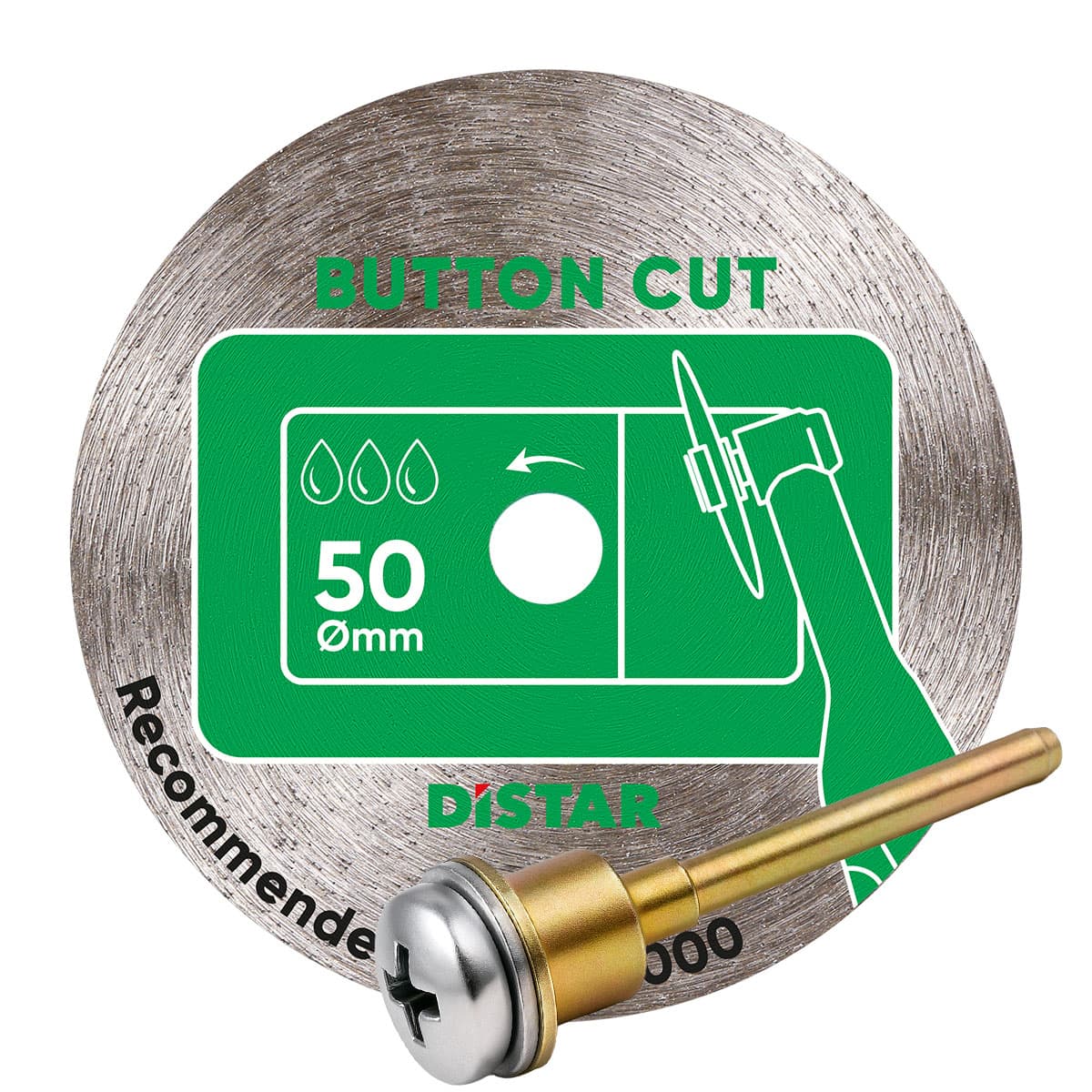 DISTAR Круг алмазний для вирізання кнопок ButtonCut 50x0,8x5,8H