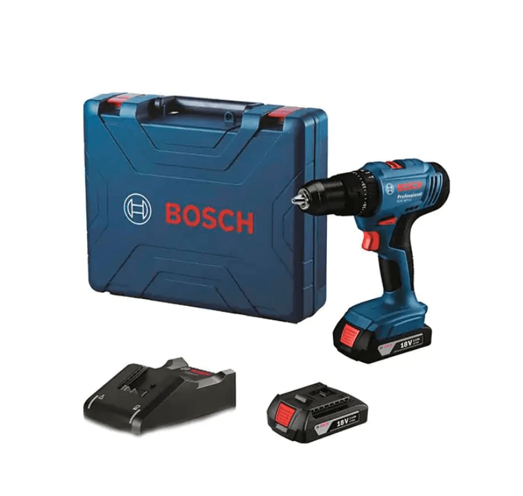 Акумуляторний ударний дриль-шурупокрут Bosch Professional GSB 183-LI з 2 акб GBA 18V 2 Ah і з/п GAL 18V-20 в кейсі